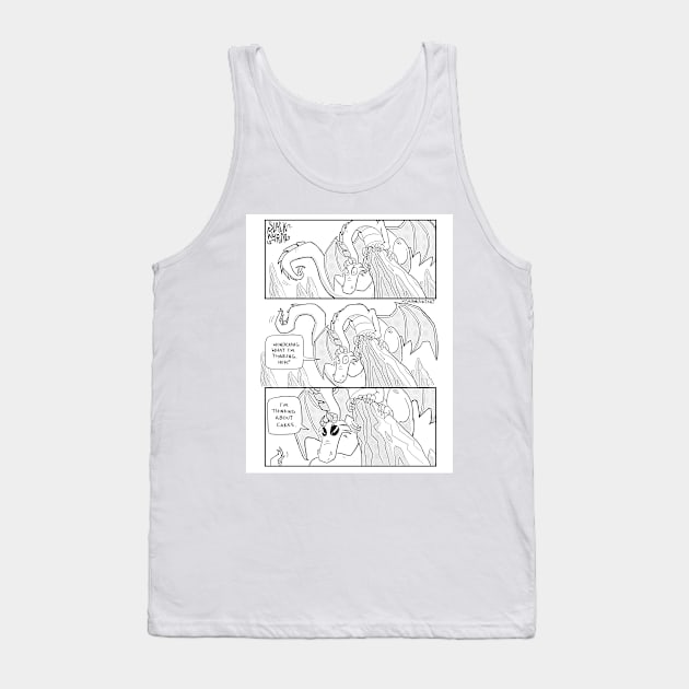 Thinking about Cakes Tank Top by Slack Wyrm